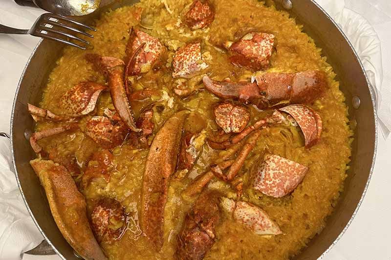 arroz caldoso con bogavante